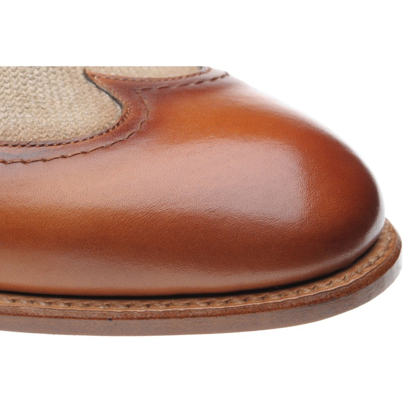 two tone tan shoes