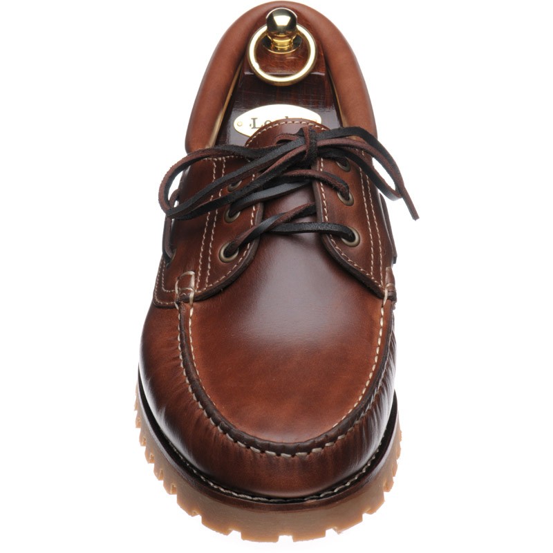 brown leather deck shoes womens