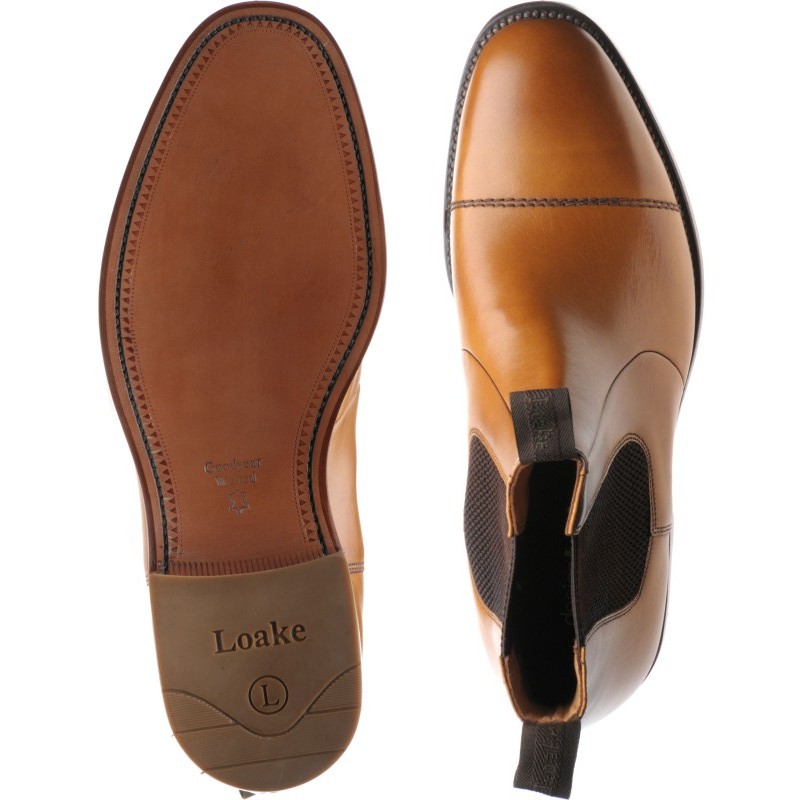 loake newbury tan boots