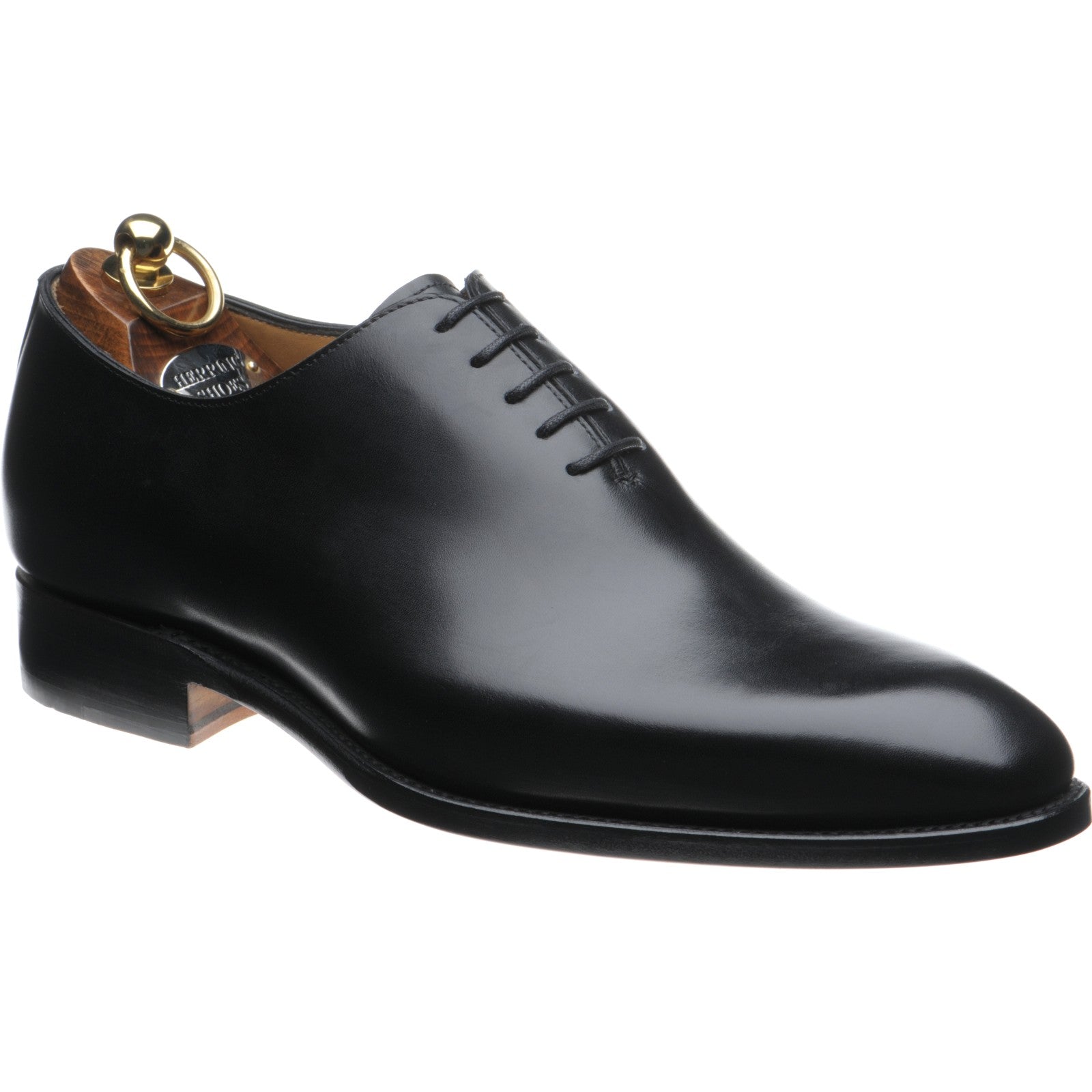 Herring Chaucer mens wholecuts in black calf – Herring Shoes