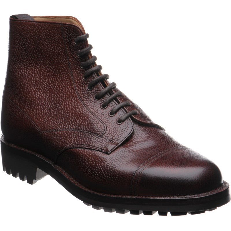 Product image for Cheaney Pennine II Rubber in burgundy grain