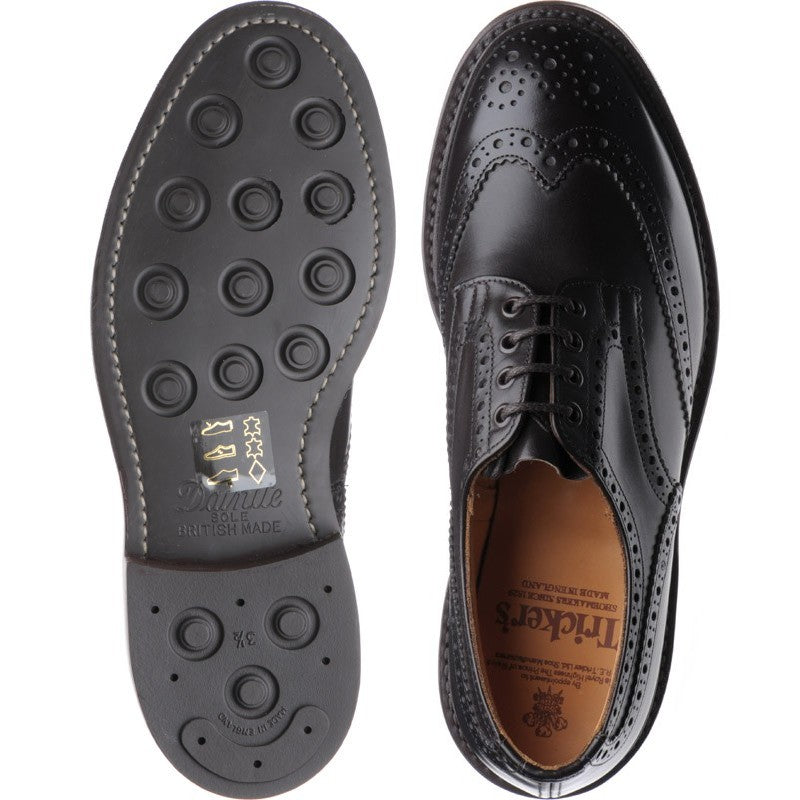 Product image for Trickers Bourton (Rubber) in espresso calf