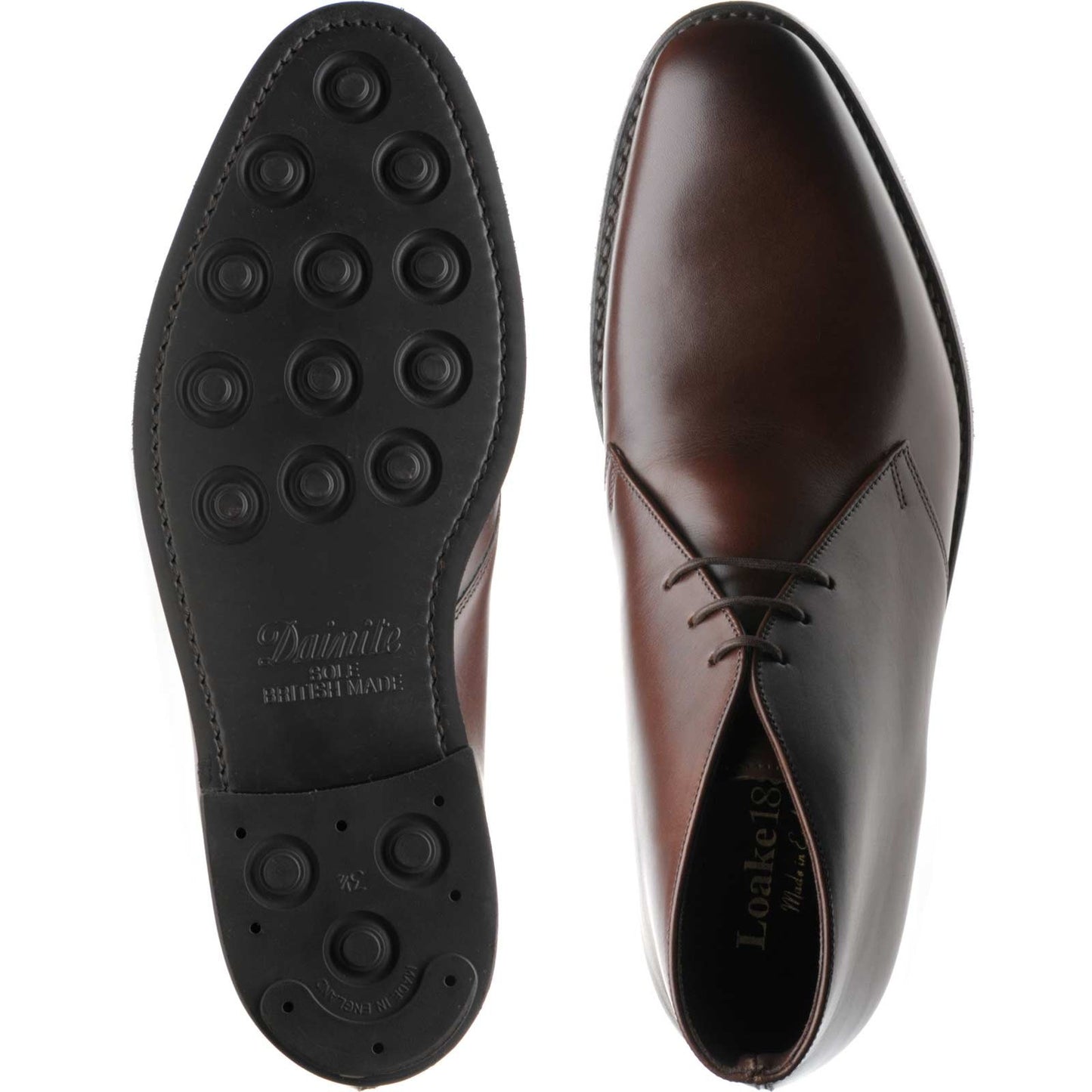 Product image for Loake Pimlico in dark brown calf