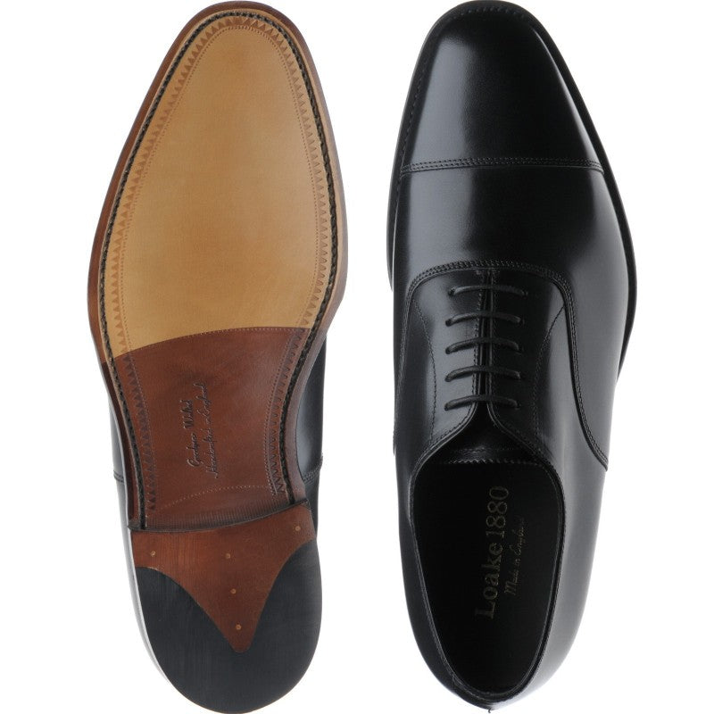 Product image for Loake Aldwych in black calf