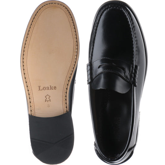 Product image for Loake Princeton in black polished