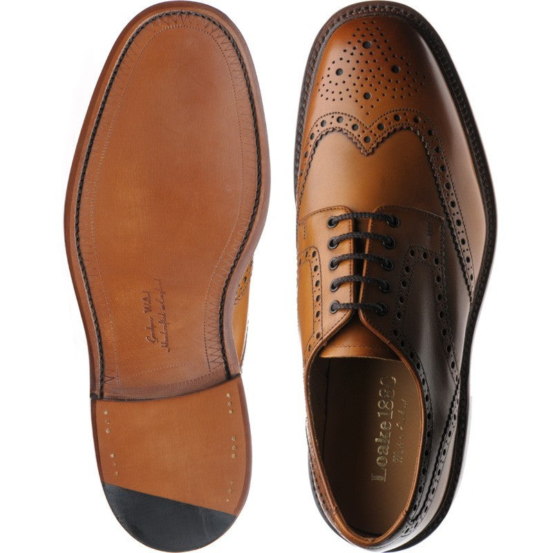 Product image for Loake Chester in tan burnished calf