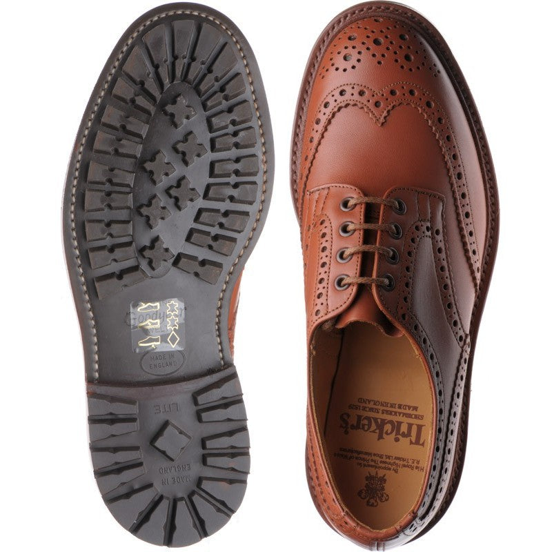 Product image for Trickers Keswick (rubber) in c shade gorse calf