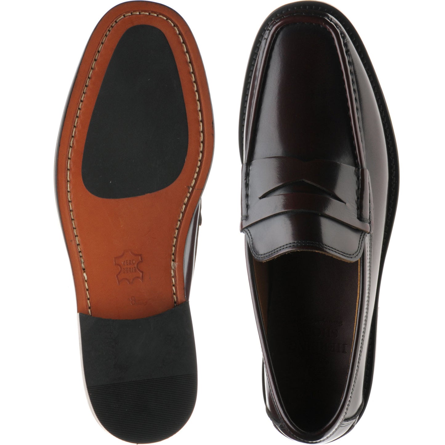 Product image for Herring Lucca II in burgundy polished