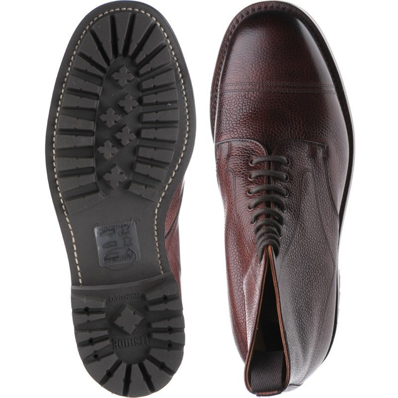 Product image for Cheaney Pennine II Rubber in burgundy grain