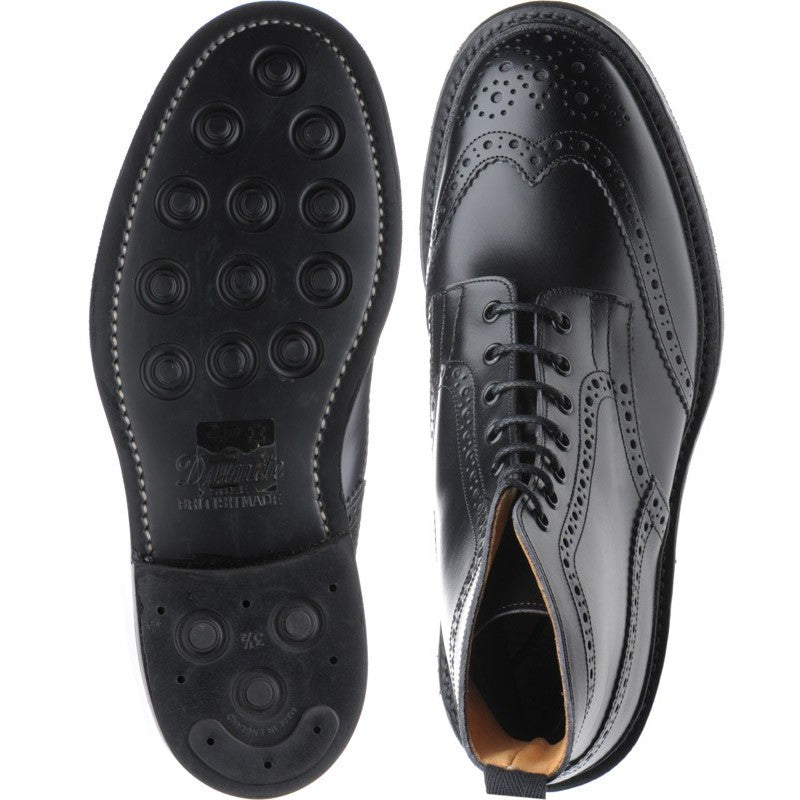 Product image for Trickers Stow (Rubber) in black calf