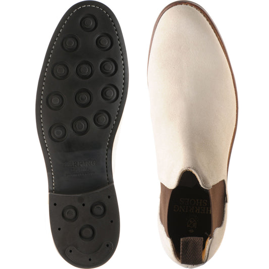 Product image for Herring Sittaford Rubber mens rubber-soled Chelsea boots in arctic suede