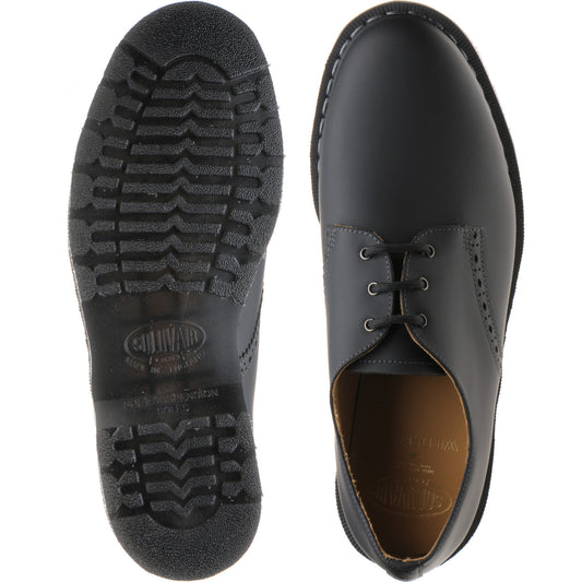 Product image for Wildsmith Model Gibson mens rubber-soled Derby shoes in black gaucho crazy