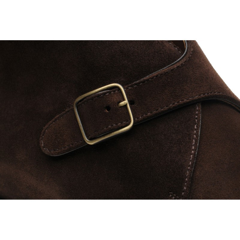 Product image for Herring Kingston II mens rubber-soled boots in brown oiled suede