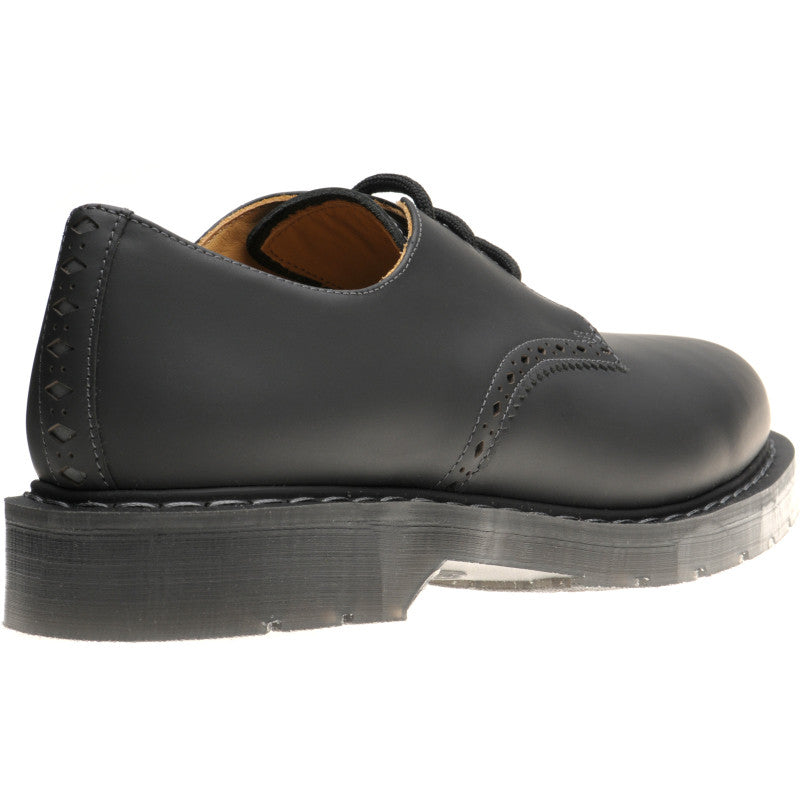 Product image for Wildsmith Model Gibson mens rubber-soled Derby shoes in black gaucho crazy