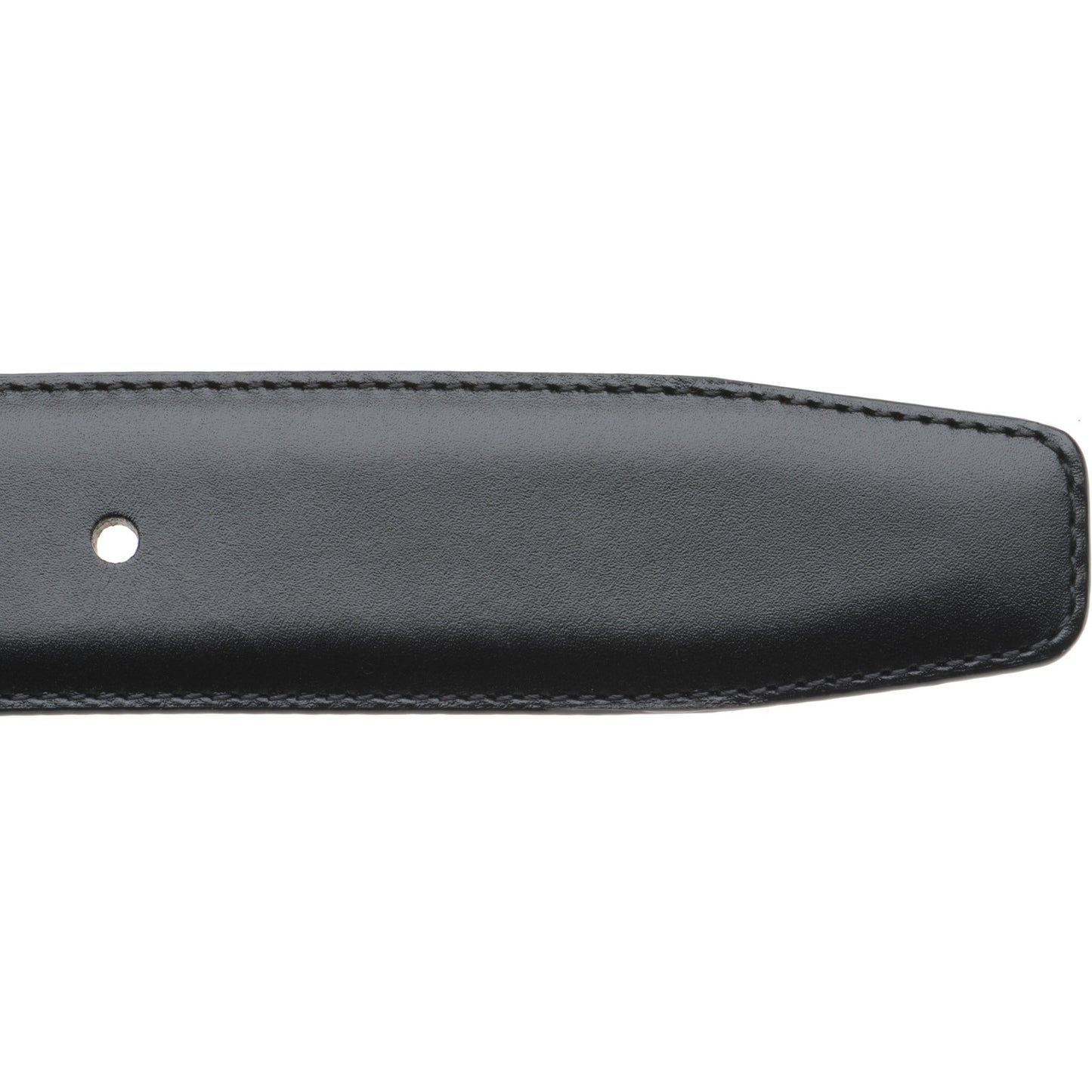 Product image for Herring Westminster II Belt in black calf silver buckle