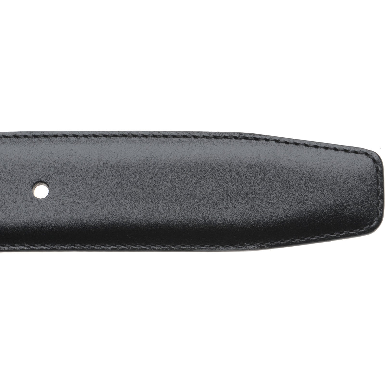 Product image for Herring Westminster II Belt in black calf silver buckle
