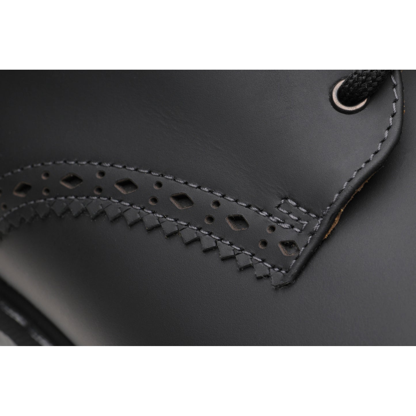 Product image for Wildsmith Model Gibson mens rubber-soled Derby shoes in black gaucho crazy