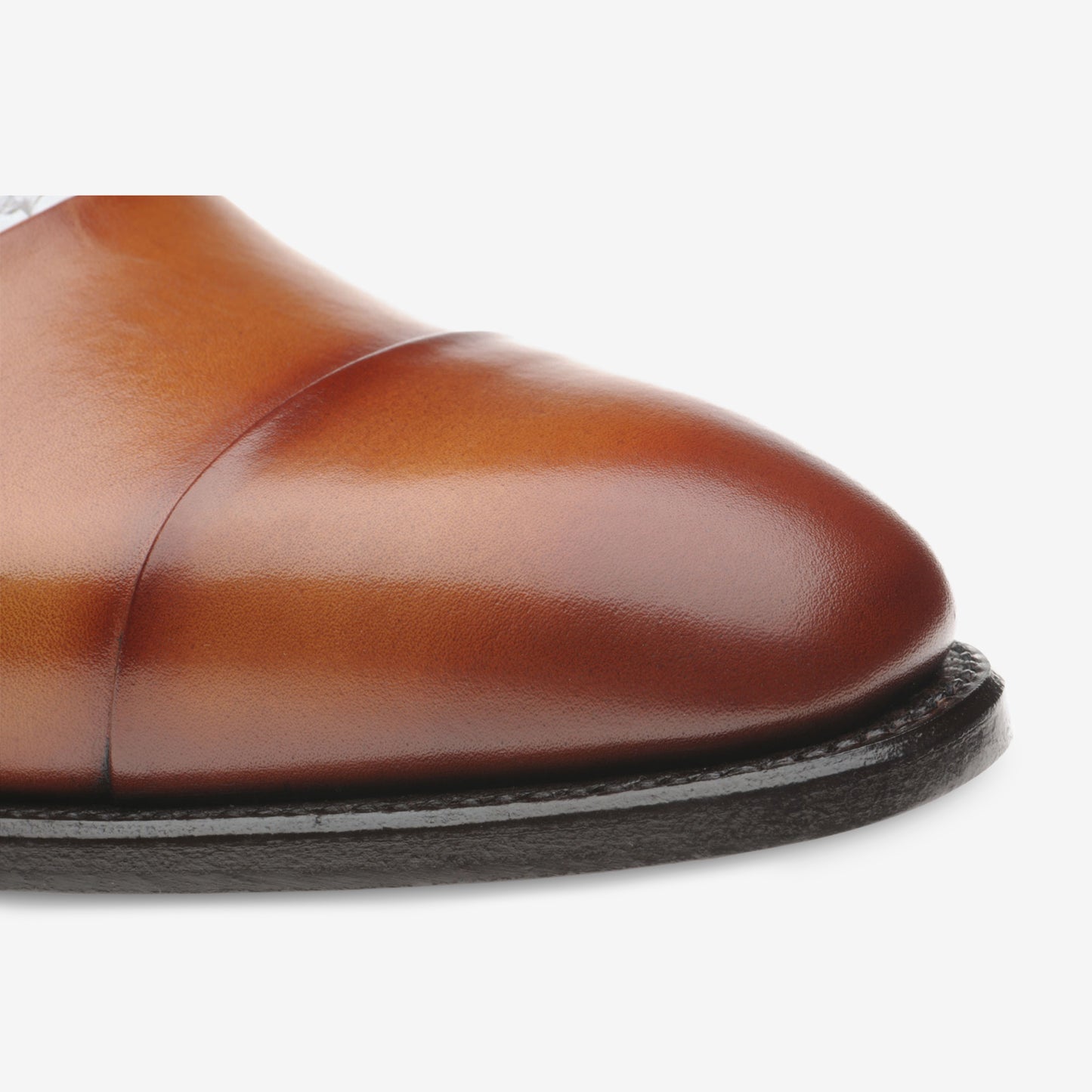 Herring Gusbourne mens two-tone Oxfords in brown and white calf
