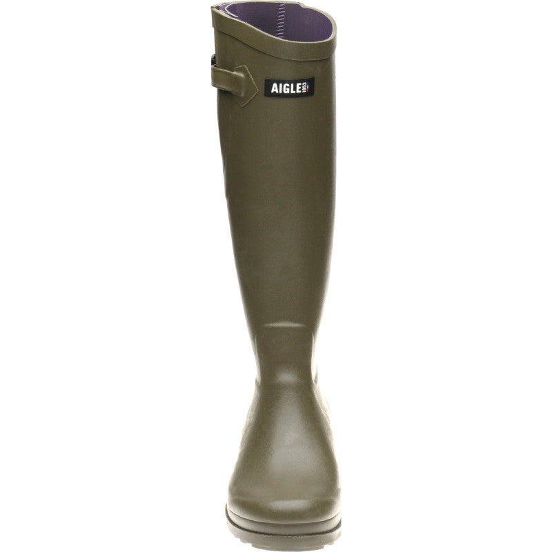 Product image for Aigle Aiglentine 2 ladies rubber-soled boots in khaki
