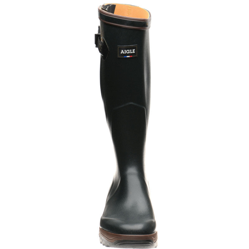 Product image for Aigle Parcours 2 Vario mens rubber-soled boots in green and bronze