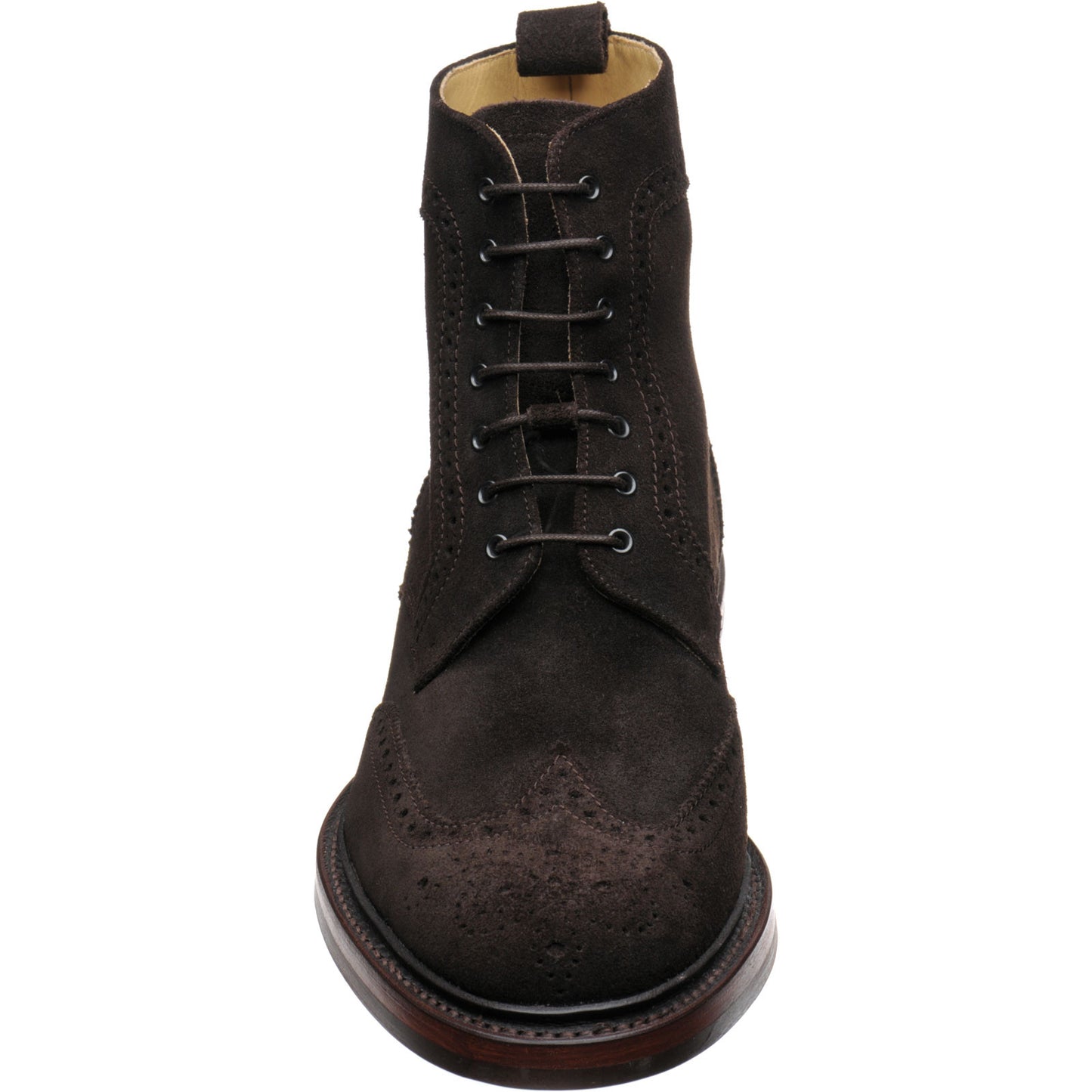 Product image for Barker Calder in choc burnished suede