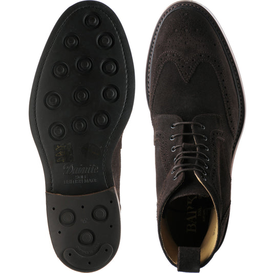 Product image for Barker Calder in choc burnished suede