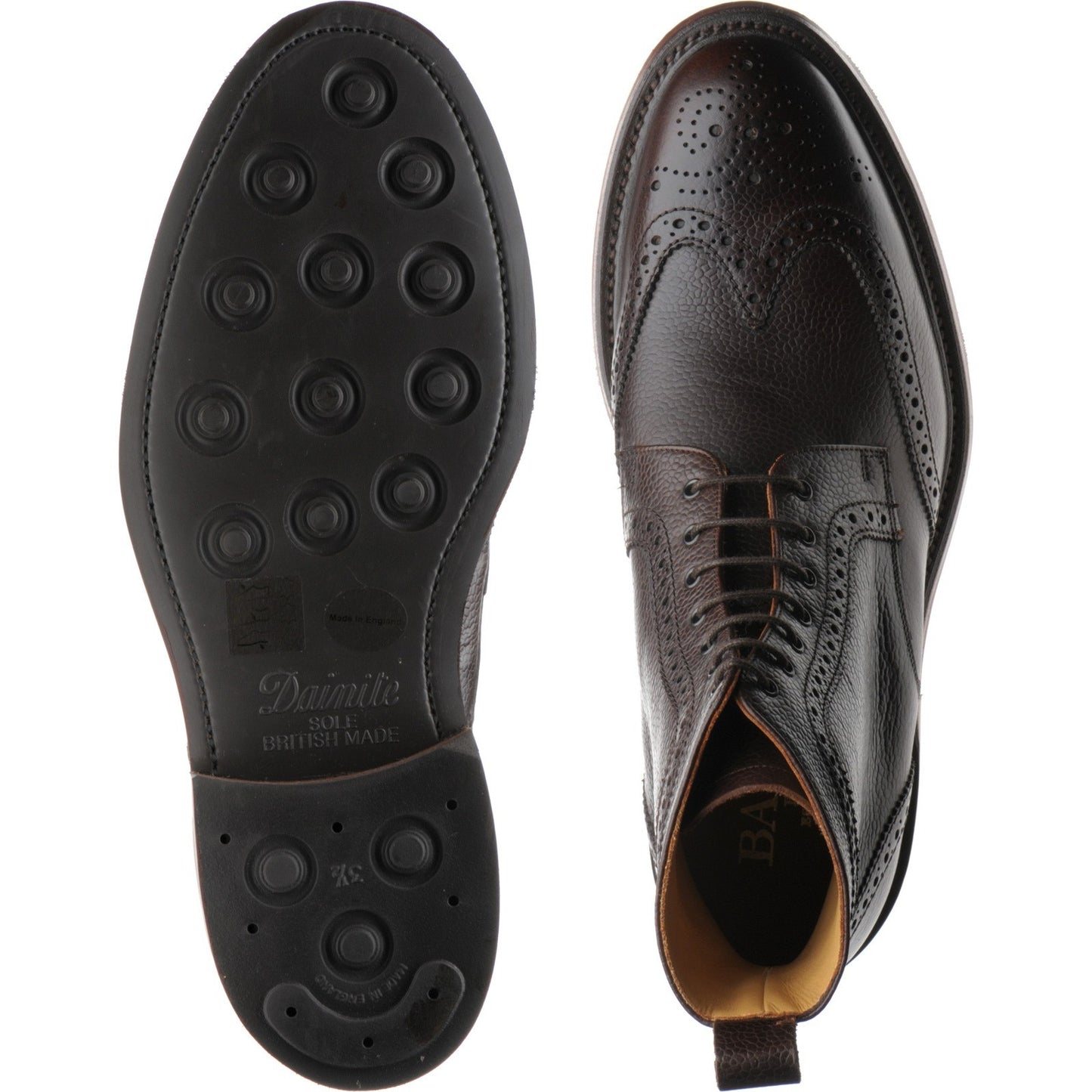 Product image for Barker Calder in dark brown grain