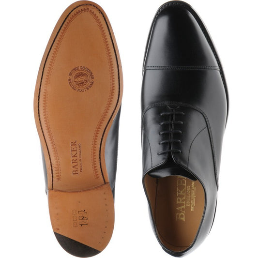 Product image for Barker Duxford in black calf