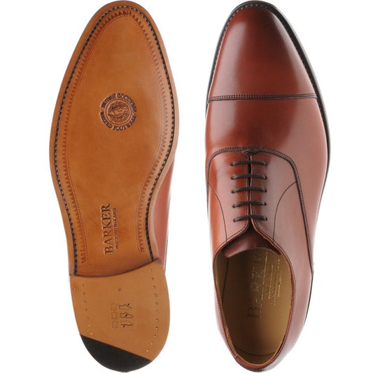 Product image for Barker Duxford in rosewood calf