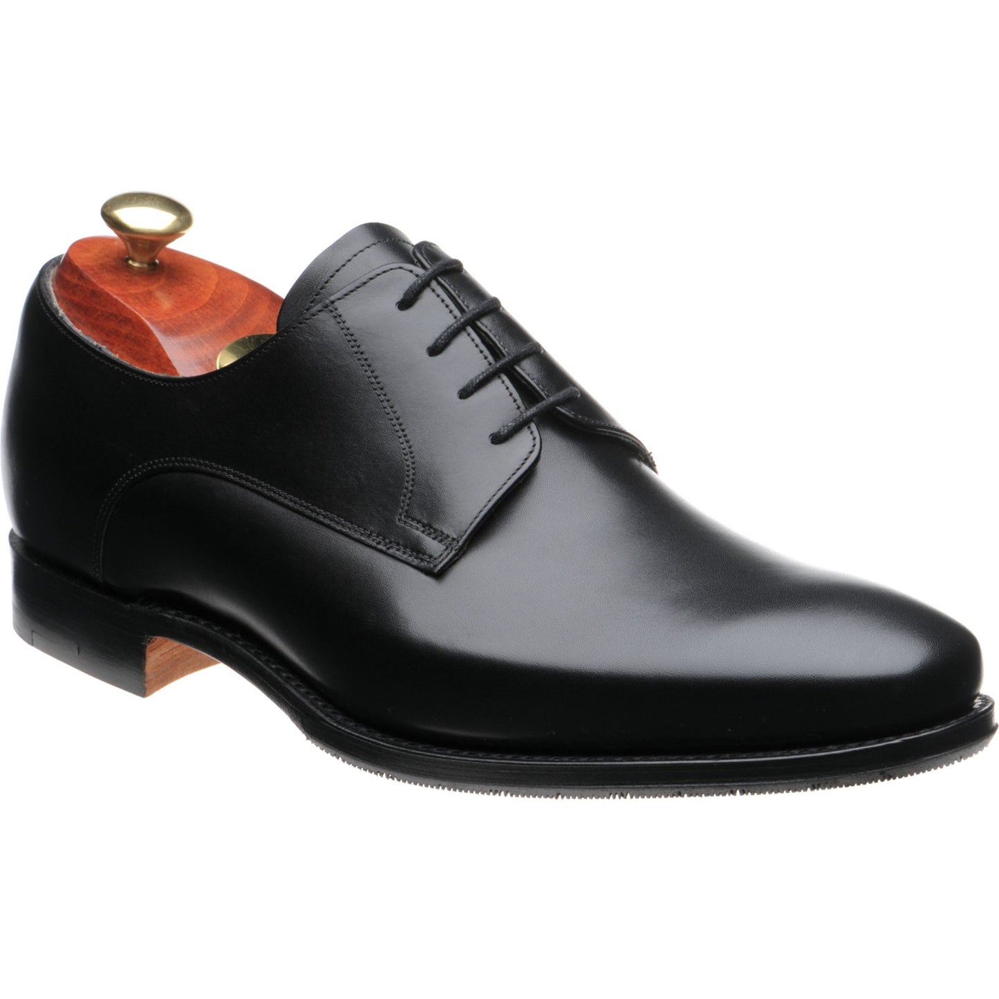 Product image for Barker Ellon in black calf