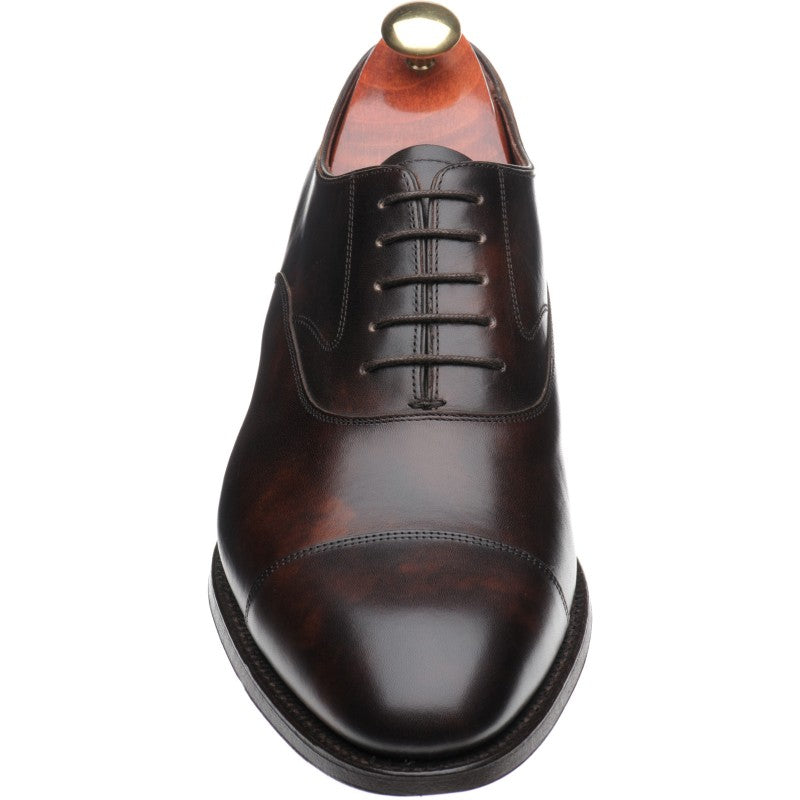 Product image for Barker Falsgrave in dark brown shadow calf