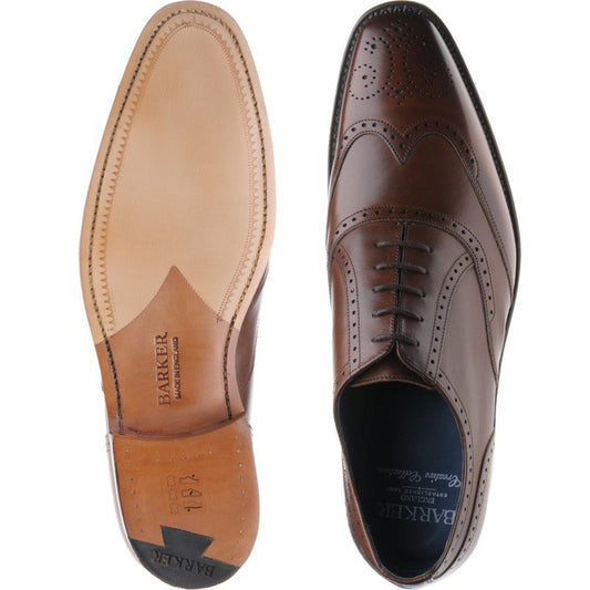 Product image for Barker Johnny in dark brown calf
