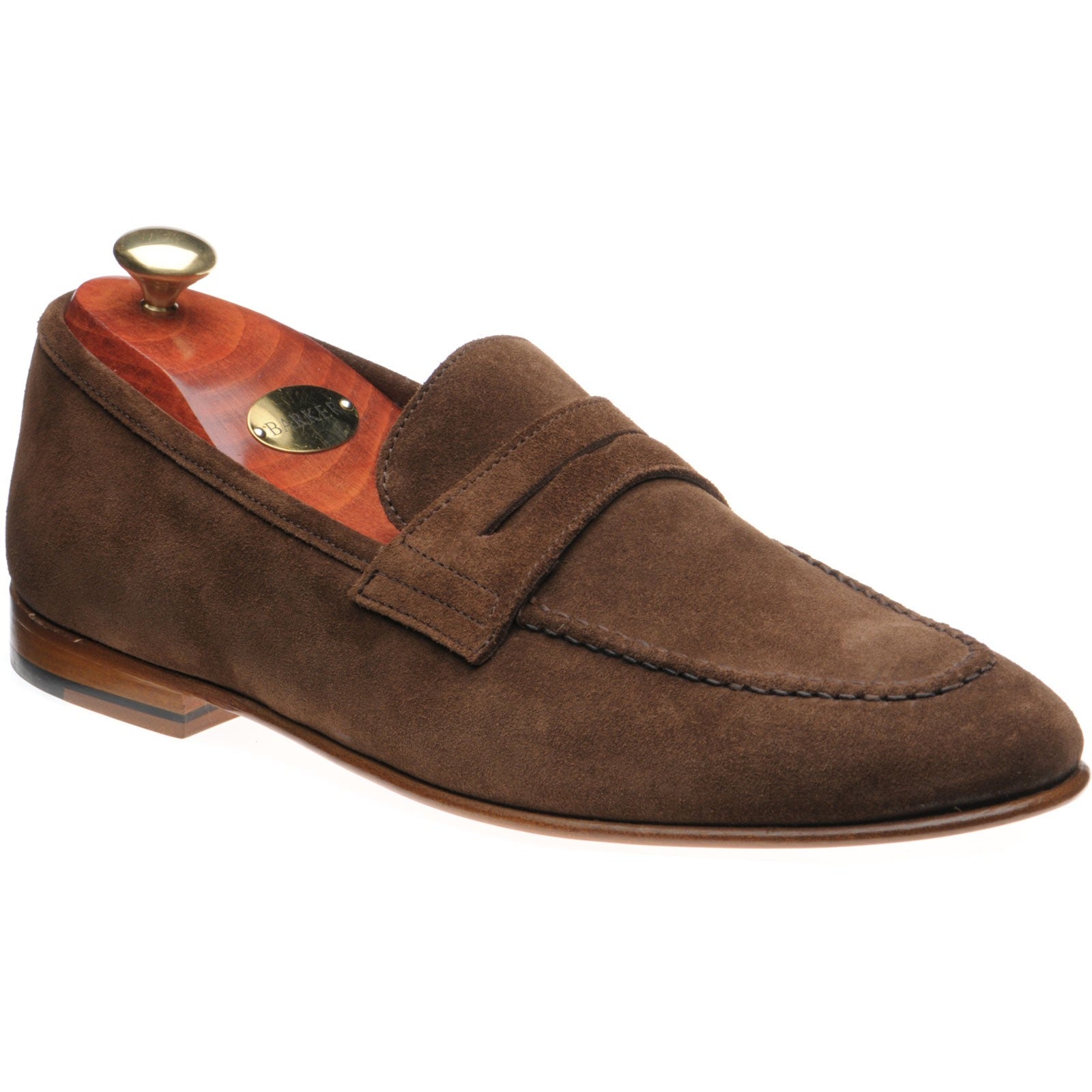 Product image for Barker Ledley in castagnia suede