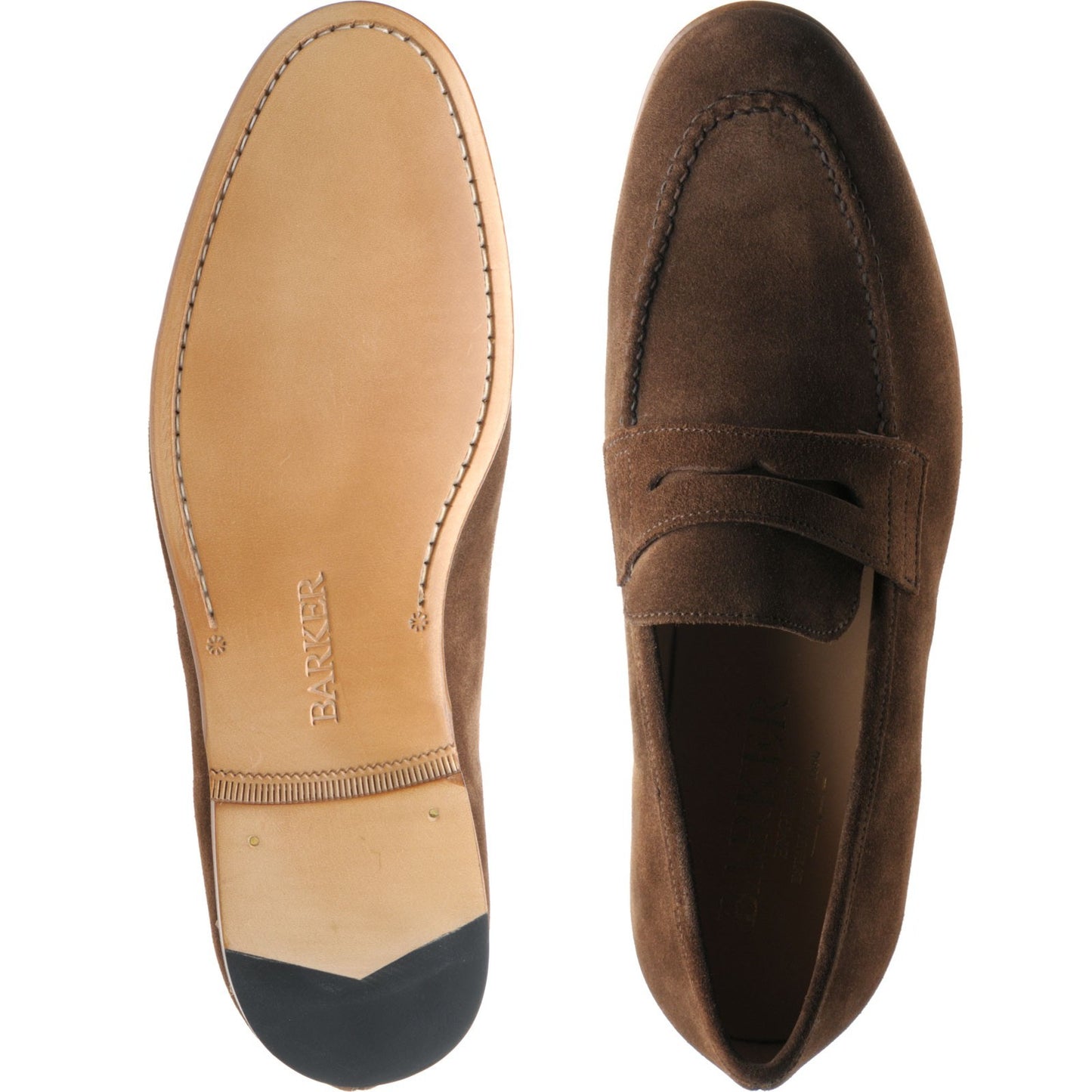 Product image for Barker Ledley in castagnia suede