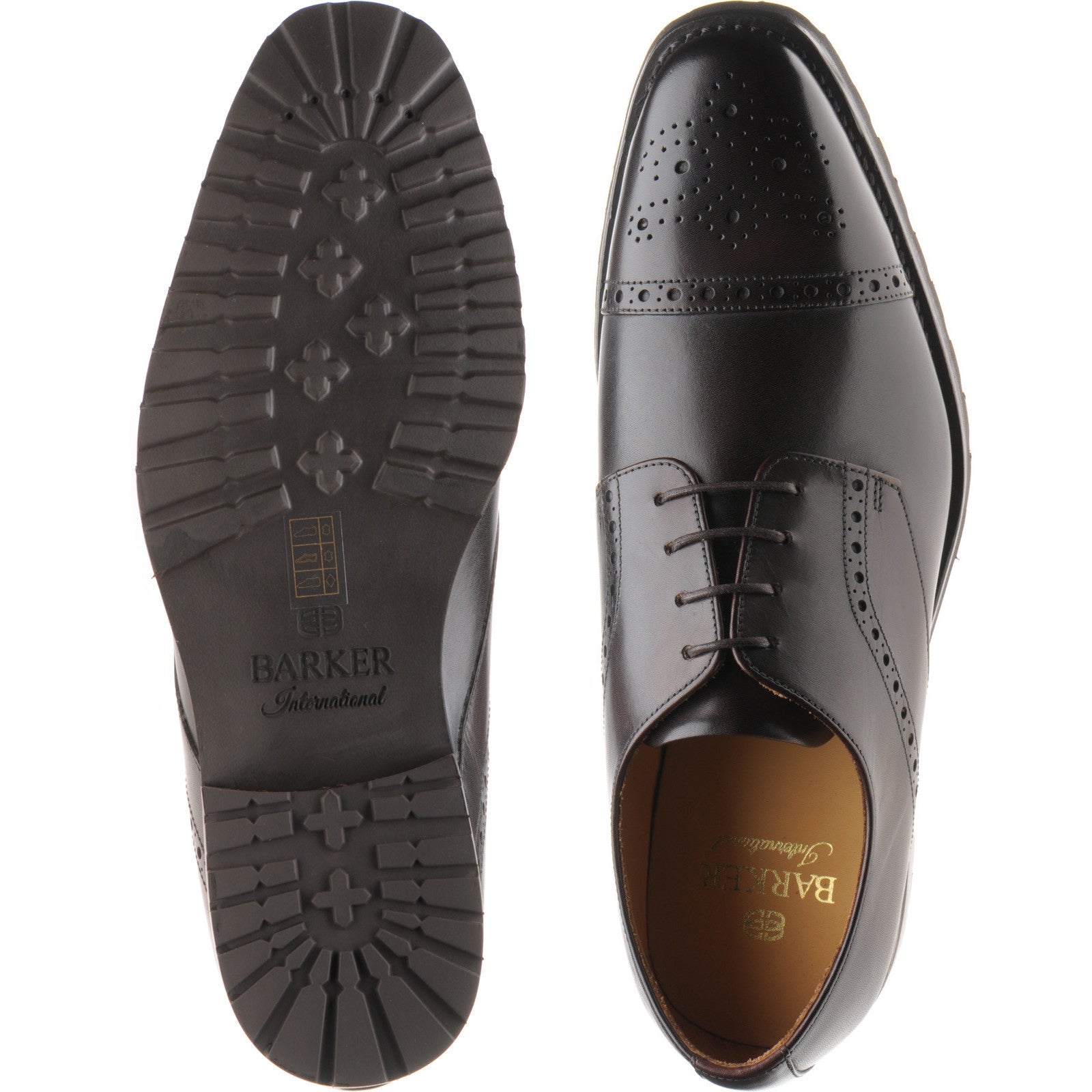 Product image for Barker Margate in chestnut calf