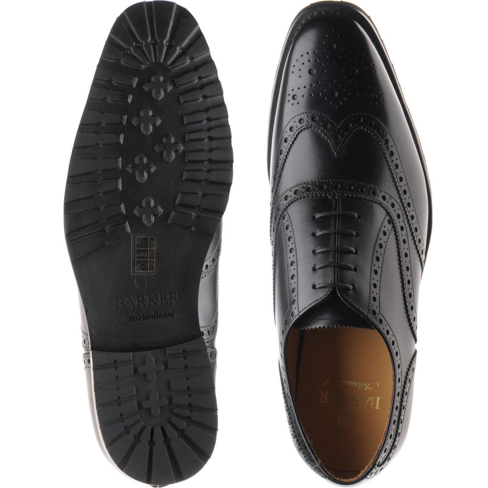 Product image for Barker Marston in black calf