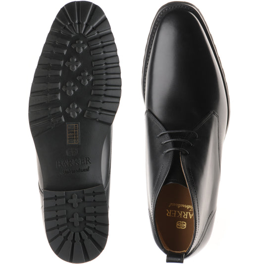 Product image for Barker Melksham in black calf