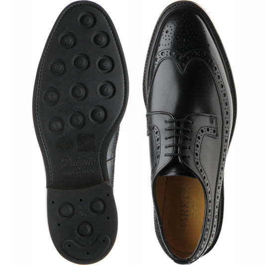 Product image for Barker Pickering in black calf