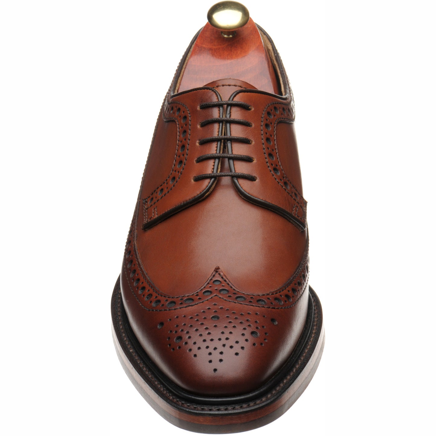 Product image for Barker Pickering in chestnut calf