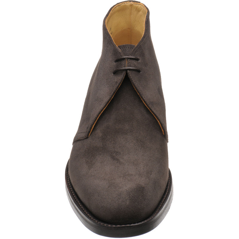 Product image for Barker Sandwell in dark brown suede