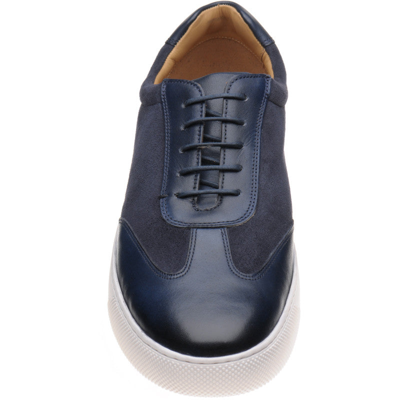 Product image for Barker Stig in navy suede and calf