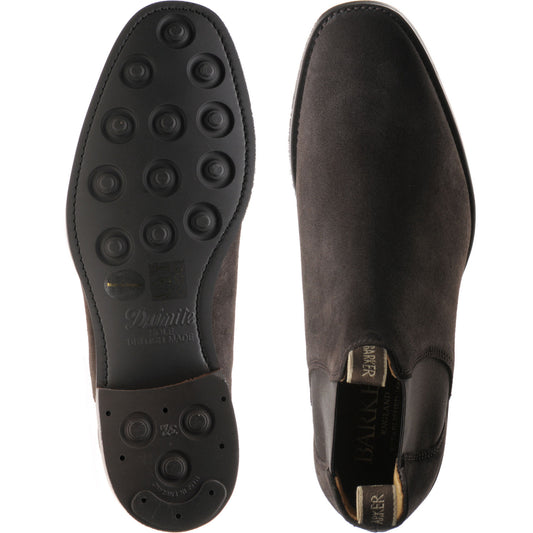 Product image for Barker Sutton in dark brown suede