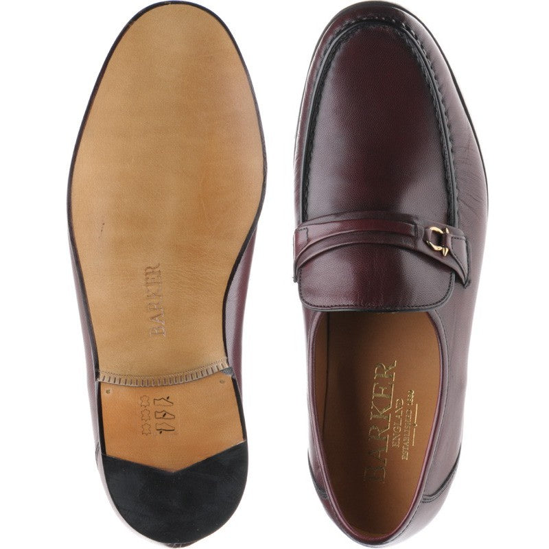Product image for Barker Wade in burgundy kid