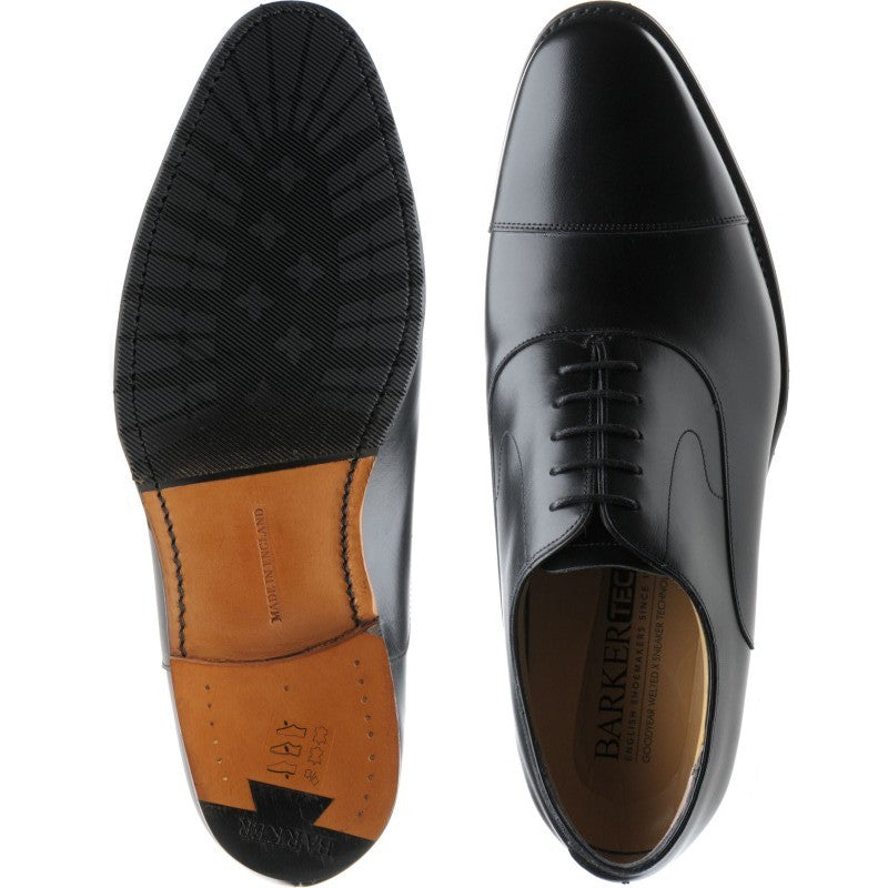 Product image for Barker Wright in black calf