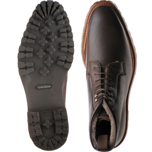 Product image for Carlos Santos 1051 mens rubber-soled boots in brown kudu