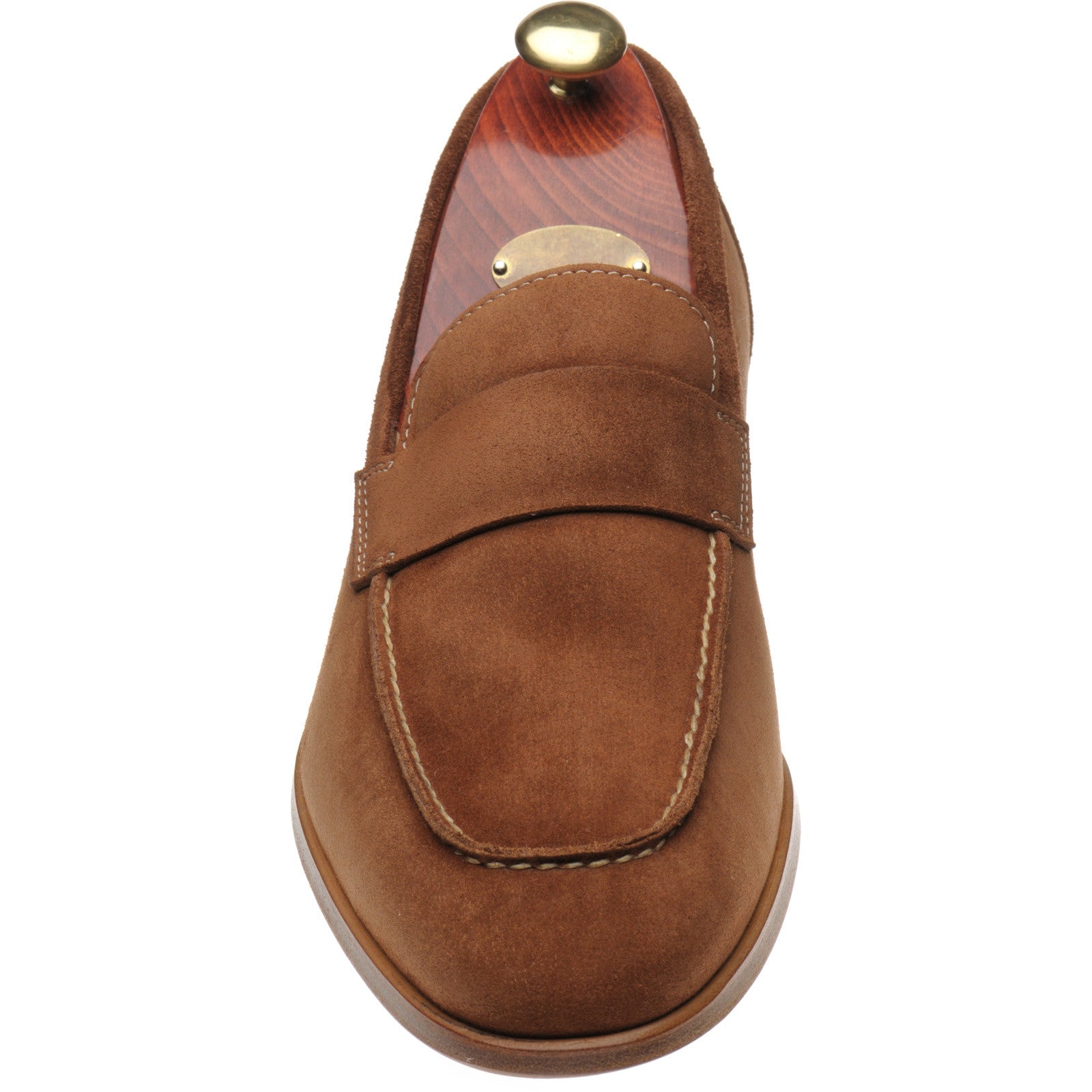 Product image for Carlos Santos 1384 mens loafers in brucciato suede