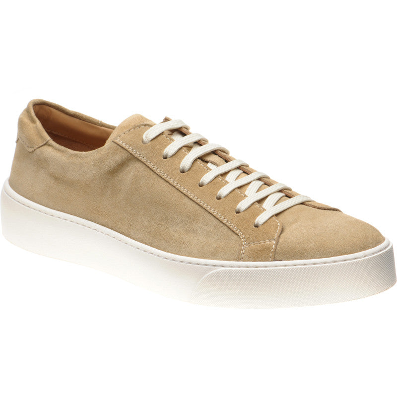 Product image for Carlos Santos 1655 mens rubber-soled trainers in desert suede
