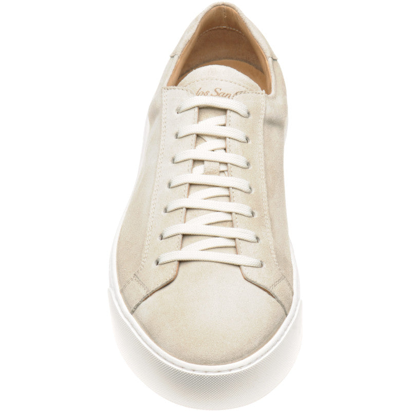 Product image for Carlos Santos 1655 mens rubber-soled trainers in sand suede