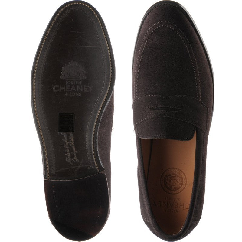 Product image for Cheaney Hadley in brown suede