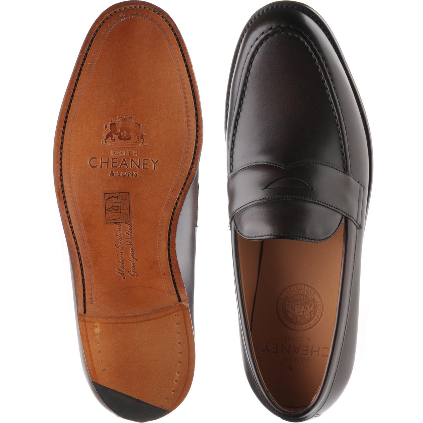 Product image for Cheaney Hudson in mocha calf